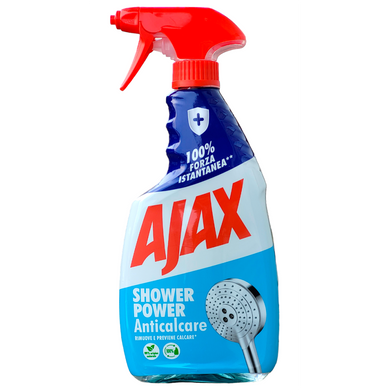 ЗАСІБ ДЛЯ ДОГЛЯДУ ЗА ВАННОЮ КІМНАТОЮ AJAX SHOWER POWER ANTICALCARE VAPOS 600 МЛ.