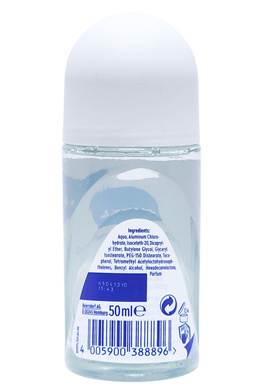 Дезодорант-антиперспирант для тела кульковый невидимий захист NIVEA deo pure r-on 50 мл.