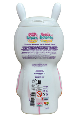 Гель-шампунь 2в1 для тіла та волосся дитячий AIR-VAL cry babies s/g 2d 2in1 ml400