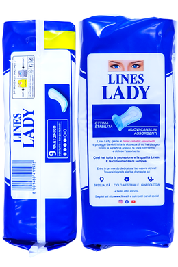 Гигиенические прокладки LINES ass.lady canal.anat. pz9