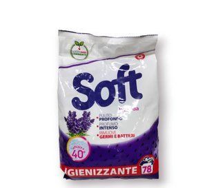 Стиральный порошок универсальный SOFT lavatrice sacco lavanda78 прань 3900 г.