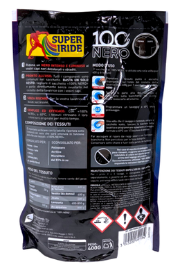 Засіб для прання відновлення чорного кольору тканин SUPER IRIDE 100% nero gr400