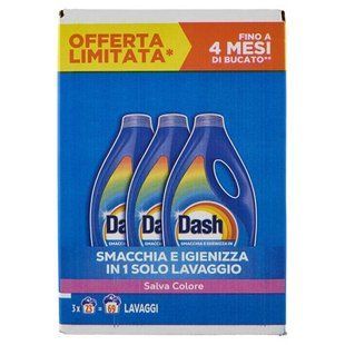 Рідкий засіб для прання кольорових речей DASH liq lavatr 23 lav 1035 ml color x3 tripack (69 lav 3105 ml)