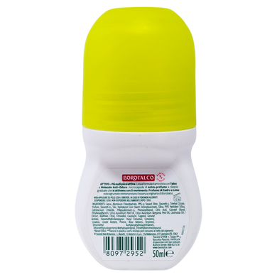 Дезодорант для тіла кульковий BOROTALCO deo att.giallo r-on 50 мл.
