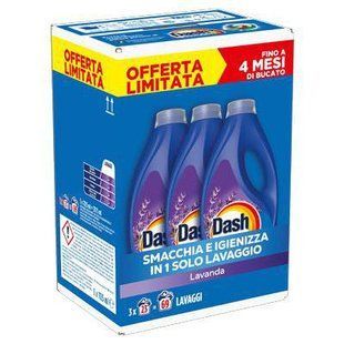 Рідкий засіб для прання універсальний DASH liq lavatr 23 lav 1035 ml lavanda x3 tripack (69 lav 3105 ml)