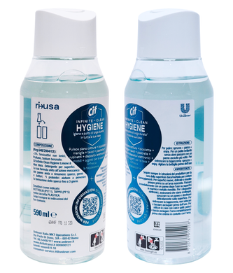 Универсальное средство для чистки запаска CIF infinite clean ml 590 hyg.lim.ric.