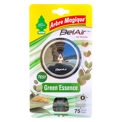 ОСВЕЖИТЕЛЬ ВОЗДУХА В АВТОМОБИЛЬ ARBRE MAGIQUE BEL AIR DEO AUTO BASE+RIC.GREEN ESSENCE