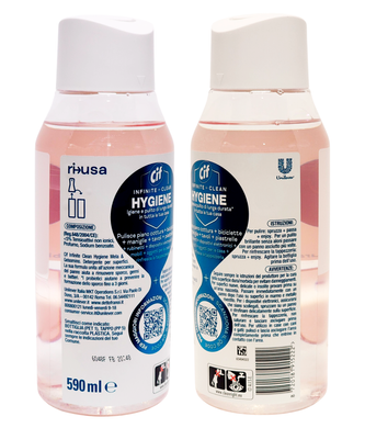 УНИВЕРСАЛЬНОЕ СРЕДСТВО ДЛЯ ЧИСТКИ ЗАПАСКА CIF INFINITE CLEAN ML 590 HYG.MEL.RIC.