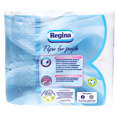 Туалетний папір REGINA igien sensation 4 rot 4v