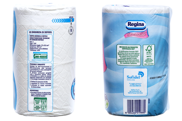 Туалетний папір REGINA igien sensation 4 rot 4v