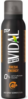 ДЕЗОДОРАНТ ДЛЯ ТЕЛА СПРЕЙ МУЖСКОЙ VIDAL DEOD ML 150 SPR MEN FRESH ENERG