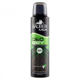 Дезодорант для тіла спрей чоловічий SAUBER men deo dry fres&asc.48hspr.150 мл.