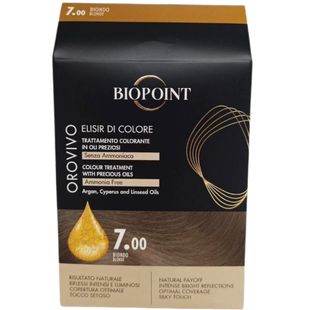 Фарба для волосся n.7.00 русявий BIOPOINT orov.b. 7