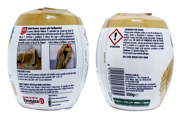 Фарба для одягу пісочно-бежевий колір COLORERIA beige sabbia