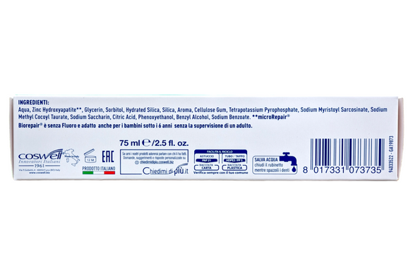 Зубна паста тотальний захист відновлююча BIOREPAIR dent.total protective repair 75 мл.