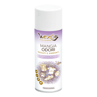 Спрей для одягу і тканин проти неприємного запаху WEXOR spray 400 ml mangia odori tessuti e ambienti