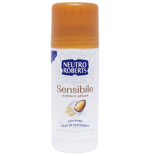 Дезодорант для тіла стік NEUTRO ROBERTS deo stick 40 ml sensibile avena & argan