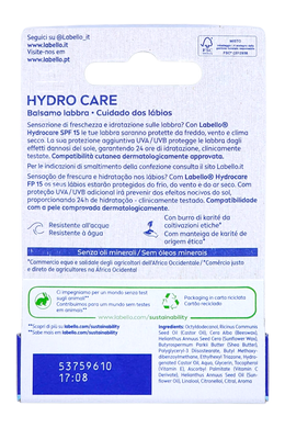 Бальзам для губ LABELLO bc hydro c.spf15 g4,8