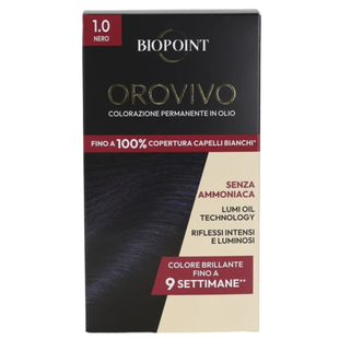 Краска для волос n.1.00 чорний BIOPOINT orov.nero 1