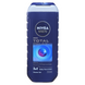 Гель для душу 3в1 для тіла волосся та обличчя чоловічий NIVEA men ds total relax ml250