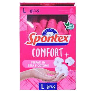 Перчатки для уборки SPONTEX guanti comf. large l