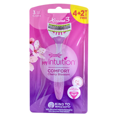 БРИТВА ДЛЯ ГОЛІННЯ З НЕЗМІННИМ ЛЕЗОМ WILKINSON RASOIO INTUITION EXTREME III LADY 6 ШТ.