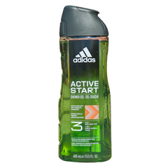 ГЕЛЬ ДЛЯ ДУШУ 3В1 ДЛЯ ТІЛА ВОЛОССЯ ТА ОБЛИЧЧЯ ЧОЛОВІЧИЙ ADIDAS DOCCIASH ACTIVE START VERDE 400 МЛ.