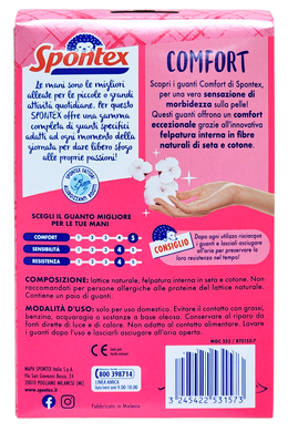 Перчатки для уборки SPONTEX guanti comf. medium m
