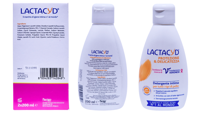 Засіб для інтимної гігієни LACTACYD det.int.delic.ml200x2