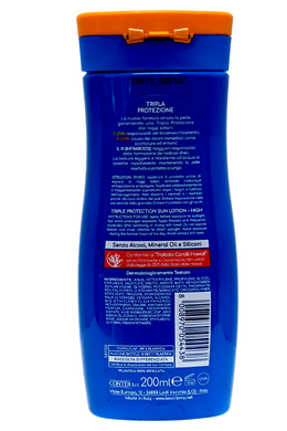 Молочко сонцезахисне LEOCREMA solare latte tripla protezione ml 200 spf 30 idratante