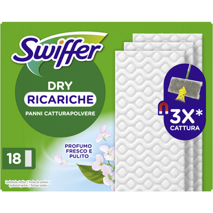 Сухі змінні серветки для швабри SWIFFER panni catturap x 18 classic
