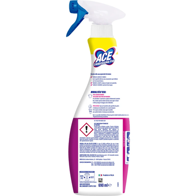 Универсальное чистящее средство ACE spray mousse candeggina+sgrassatore casa e bucato 690 мл