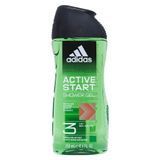 Гель для душу 3в1 для тіла волосся та обличчя чоловічий ADIDAS ds active start 250 мл.