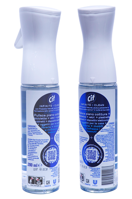 Універсальний засіб для чищення спрей парфумований з пробіотиками CIF infinite clean loto&sal. 280 мл.