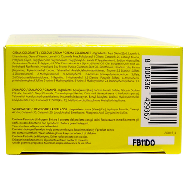 Краска для волос n.300 темно-каштановий bloom DIKSON 300 castano scuro crema colorante