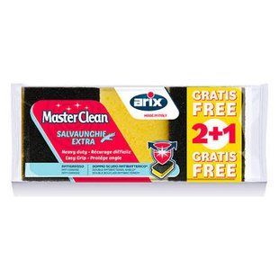 Кухонные губки ARIX masterclean salvaunghie extra 3 шт. masterclean