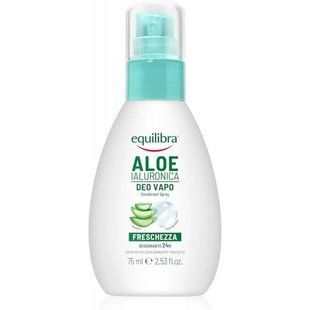 Дезодорант для тіла спрей без газу EQUILIBRA deo vapo ml75 aloe