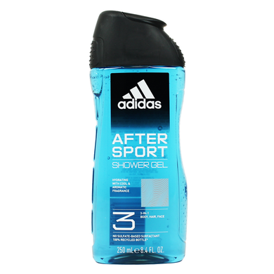 ГЕЛЬ ДЛЯ ДУША 3В1 ДЛЯ ТЕЛА ВОЛОС И ЛИЦО МУЖСКОЙ ADIDAS DS AFTER SPORT ML25