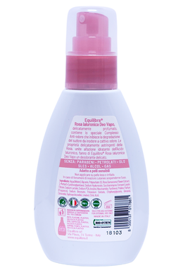Дезодорант для тіла спрей без газу EQUILIBRA deo vapo 75 ml rosa