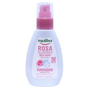 Дезодорант для тіла спрей без газу EQUILIBRA deo vapo 75 ml rosa