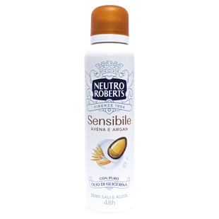 Дезодорант для тіла спрей NEUTRO ROBERTS deo spr 150 ml sensibile avena e argan