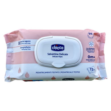 ВОЛОГІ СЕРВЕТКИ ДИТЯЧІ CHICCO SALVIETTE BABY DELICATE 72 PZ ROSA POP