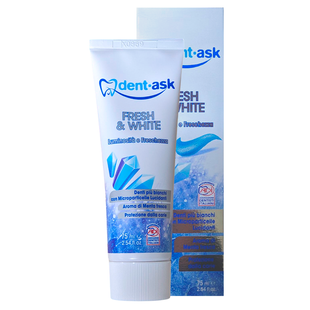 Зубна паста відбілювання і свіжістьDENTASK dent.fresh&white 75 мл.