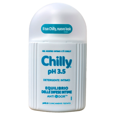 ЗАСІБ ДЛЯ ІНТИМНОЇ ГІГІЄНИ CHILLY INTIMO PH 3,5 DOSATORE 200 МЛ.