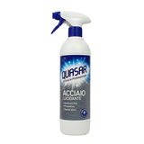 ЗАСІБ ДЛЯ ЧИЩЕННЯ МЕТАЛЕВИХ ПОВЕРХОНЬ QUASAR 580 ML VAPOS ACCIAIO