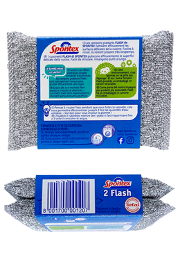 Губки кухонні SPONTEX pan.abr.flash cfpz 2