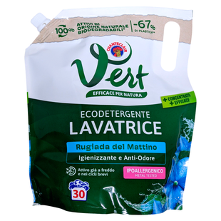 Рідкий засіб для прання універсальний запаска CHANTECLAIR vert lav.liq. lv 30 ml 1200 ric rugiada del MATTino