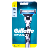 Бритва для бритья со сменными насадками 2 шт. GILLETTE mach 3 rasoio + 2 lame nuovo
