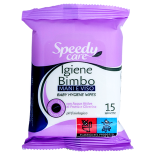 Влажные серветки детские SPEEDY care salv.ig.baby 15 шт.