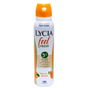 Дезодорант для тела спрей LYCIA deo spr. ml 150 feel fresh pesca papaya